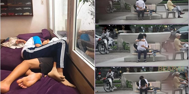 Clip gốc 2 học sinh thân mật thái quá ở quán cà phê