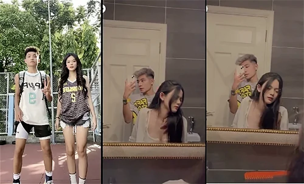 Trần Ngọc Thuỷ Tiên - thtiencutee chụp trước gương