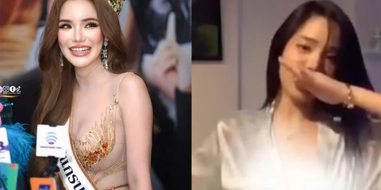 Hoa hậu Hòa bình Suphannee Baby Noinonthong bị tước vương miện vì lộ clip sex