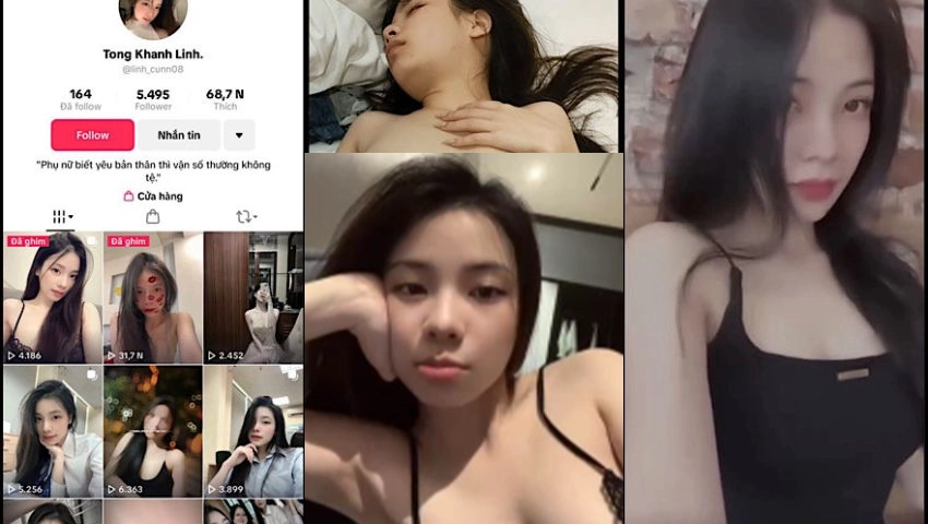 Hot TikToker Tống Khánh Linh 2003 Shinhan Hải Dương lộ