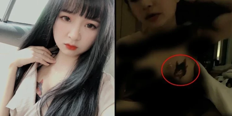 Hình xăm trên clip Mèo 2k4 và Bé Chanh