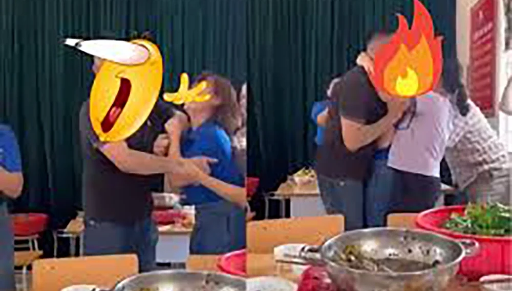 Hot nhất clip họp lớp ký ức ùa về hôn nhau ở Hà Tĩnh náo loạn mạng xã hội