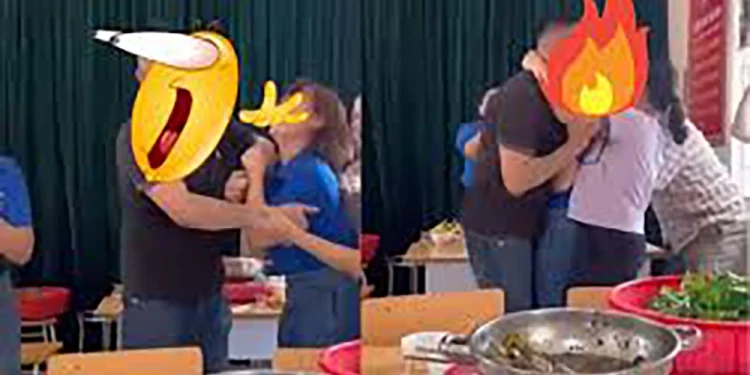 Hot nhất clip họp lớp ký ức ùa về hôn nhau ở Hà Tĩnh náo loạn mạng xã hội