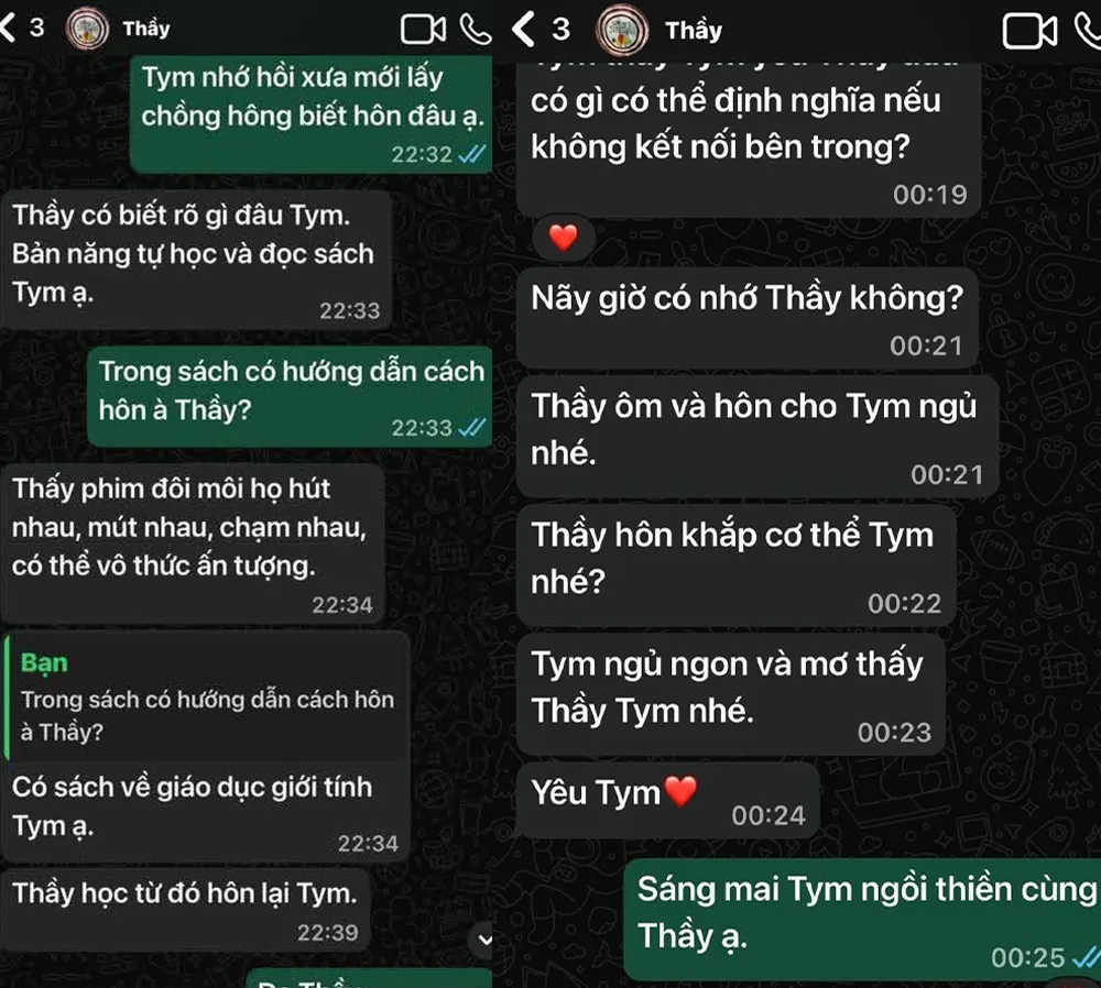 Thích Nhuận Đạt tin nhắn