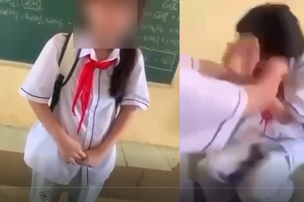 Clip THCS Ngọc Lặc Thanh Hoá bắt lột áo video gốc 2 Clip THCS Ngọc Lặc Thanh Hoá gốc