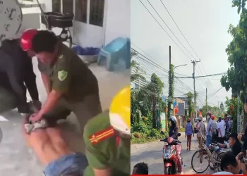 Clip vụ Tây Ninh mới nhất cái chậu thau màu đỏ Long An không che