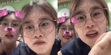 Clip 2 nữ sinh bệnh viện Đức Giang