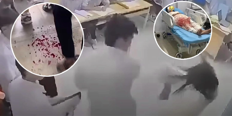 Clip nam học sinh đánh cô giáo ở Hà Nội nhập viện do không làm bài tập